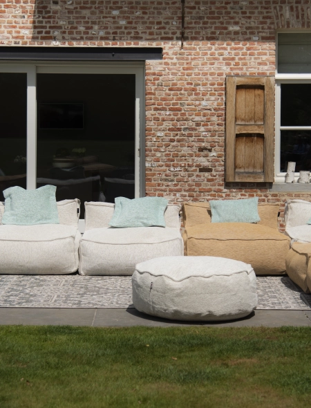 Roolf Outdoor Living Silky poufs