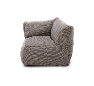 Roolf DOTTY Poef Club Corner Medium Grey