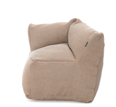 DOTTY Poef Club Corner Extra Large Gold