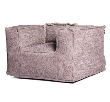 SILKY Club Seat Poef Lila