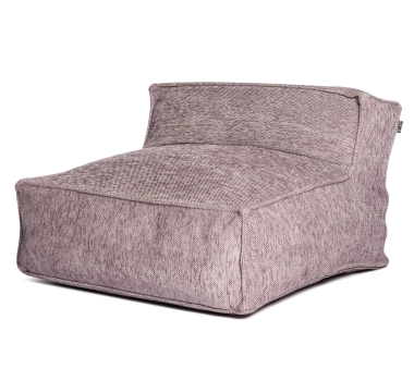 Silky Single Seat Poef Lila