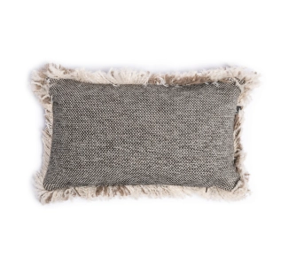 Silky Cushion Grey 30 x 50 cm