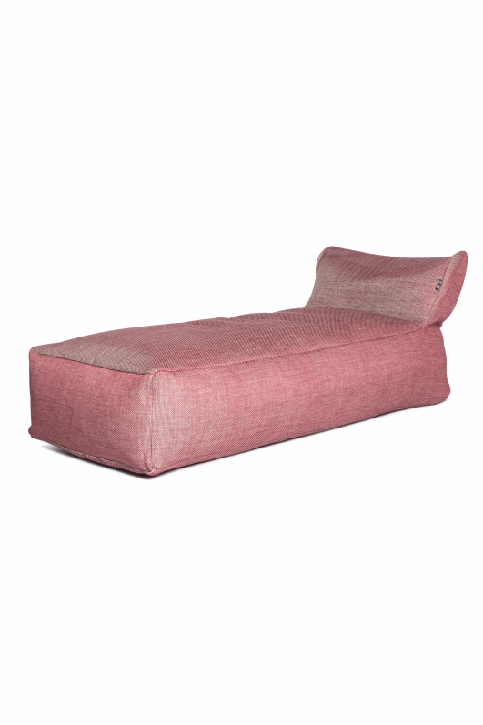 DOTTY Poef Long Chair Raspberry