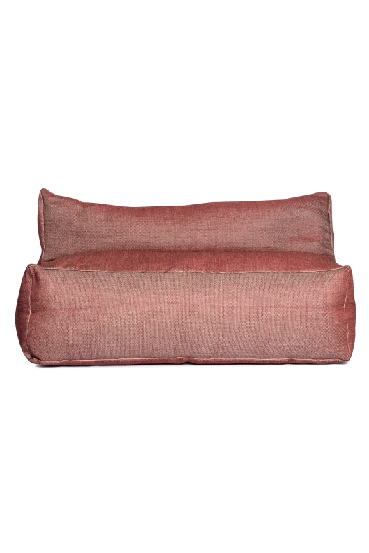 DOTTY Poef Love Seat Oxblood Red