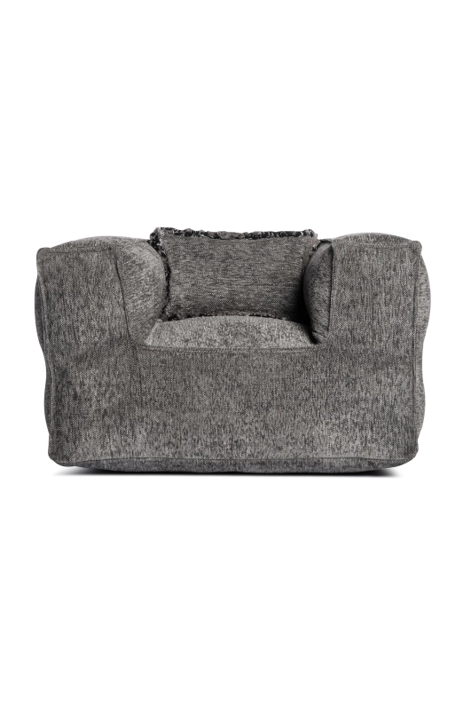 SILKY Club Seat Poef Antraciet