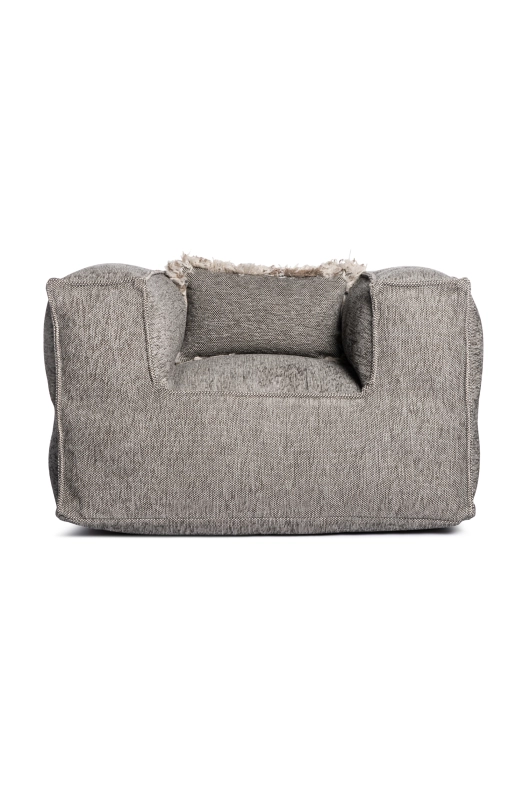 SILKY Club Seat Poef Grijs