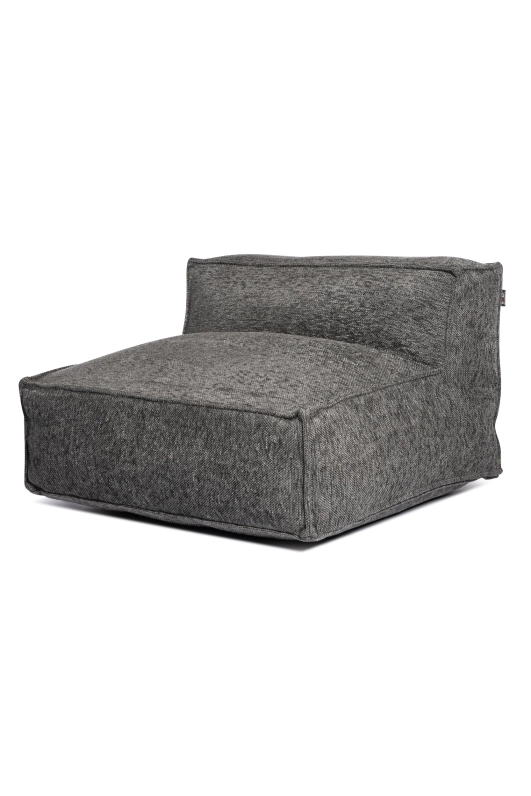 Silky Single Seat Poef Antraciet