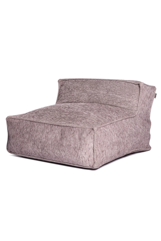 Silky Single Seat Poef Lila