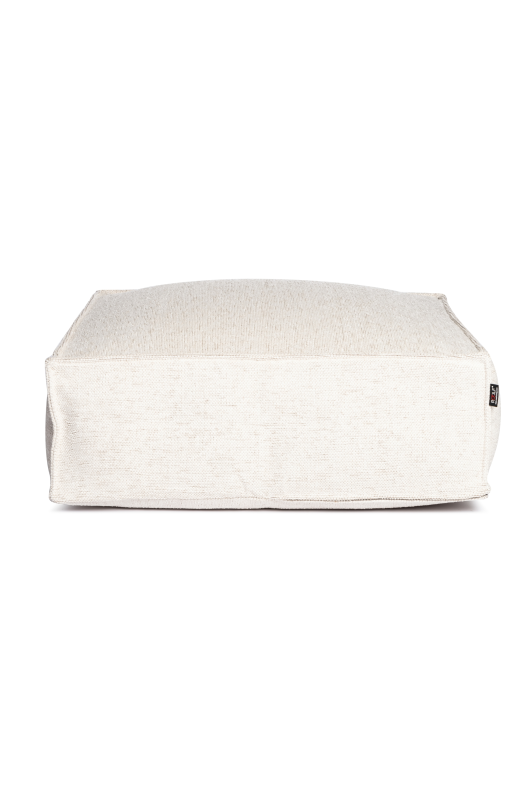Roolf Silky Square Pouf Beige