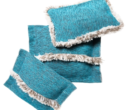 Roolf Silky Cushion Azure